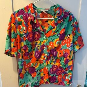 Vintage Impressions Multicolor Floral Shirt